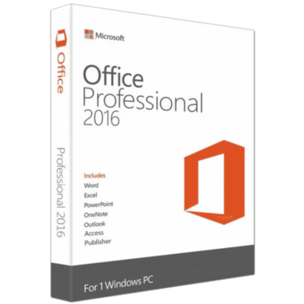 Licença Microsoft Office Professional 2016 32 / 64 Bits ESD SOFTWARE